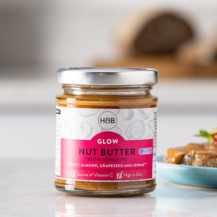 Holland & Barrett Glow Nut Butter with Benefits 180g